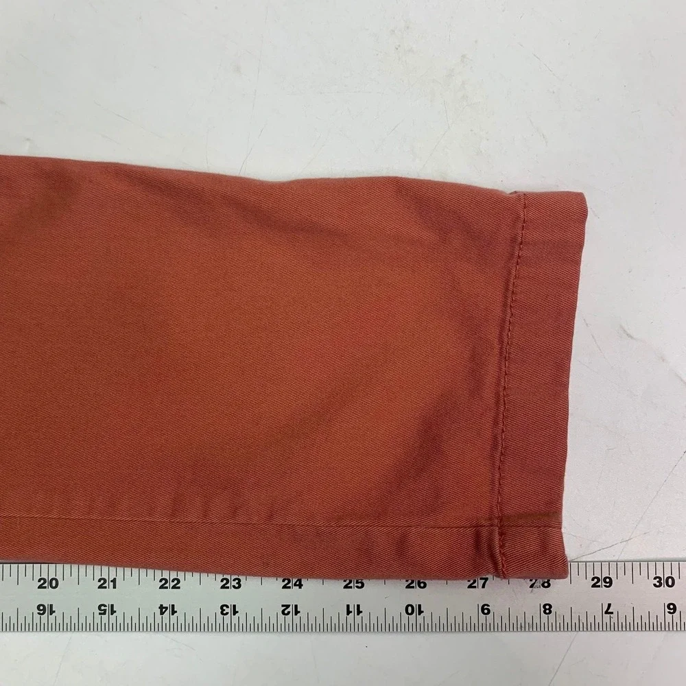 Abercrombie Kids Slim‎ Pants Coral Red Chino Casual Boys Size 15/16